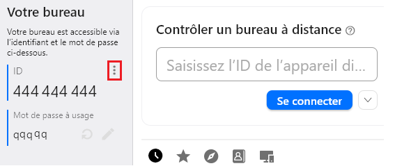 Paramètres de configuration